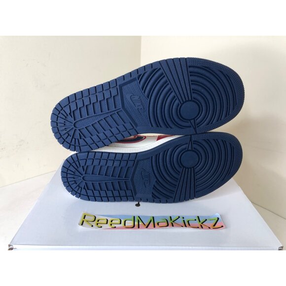 Jordan 1 Mid SE USA White Red Womens sizes DQ7648 600 - Picture 5 of 5